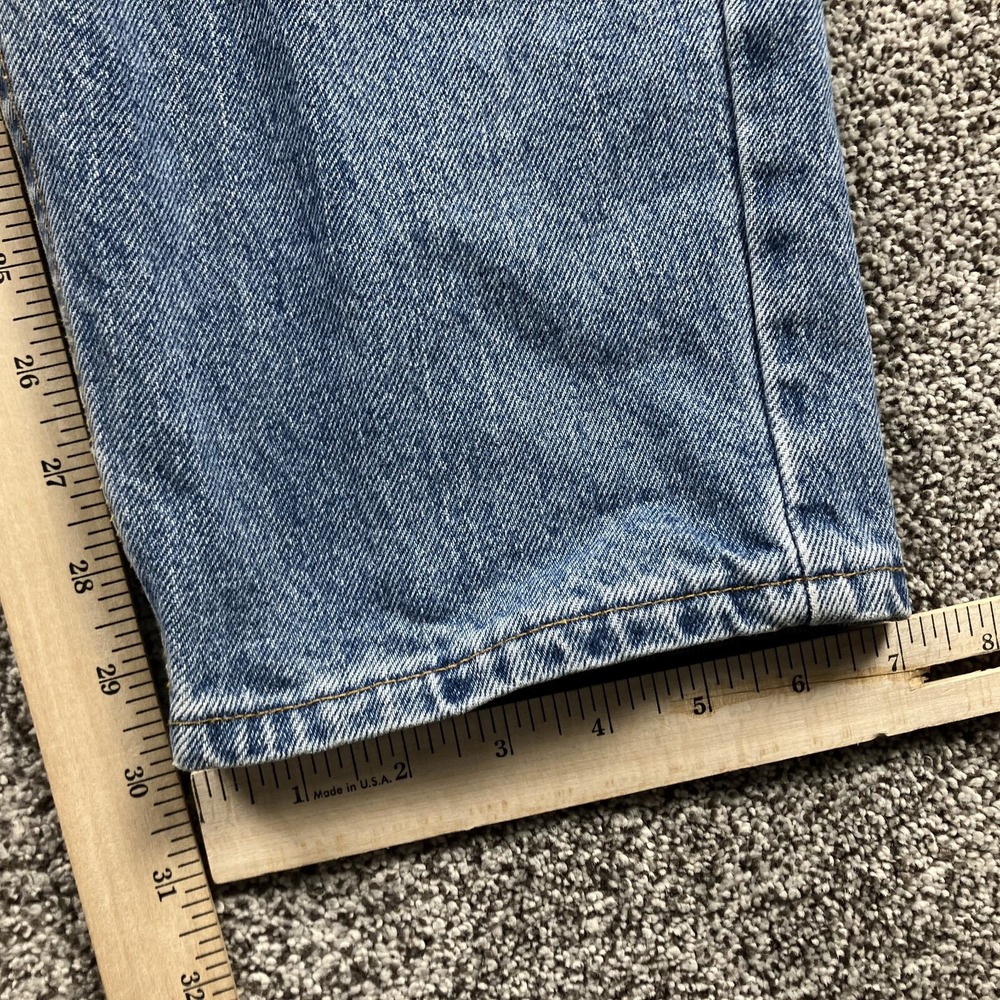 Vintage Levis Jeans 32x30 560 Orange Tab Black Wing‎ Loose Fit Tapered USA Made - Picture 8 of 12